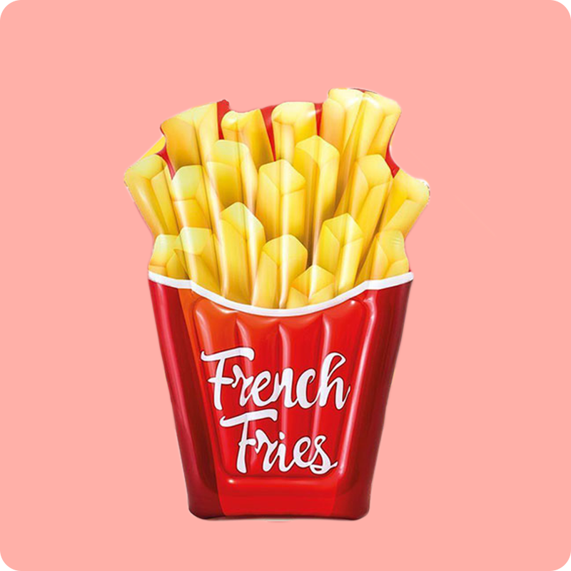 Bouée frite gonflable